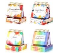 KEALBAUS Calendrier de Motivation 4PCS - Calendrier Quotidien à Rabat de 365 Jours avec Citations Inspirantes - Cadeaux Inspirants pour les Femmes B