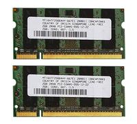 KEALBAUS Lot de 2 barrettes de mémoire RAM DDR2 667 MHz PC2 5300 pour ordinateur portable 1,8 V 200 broches SODIMM
