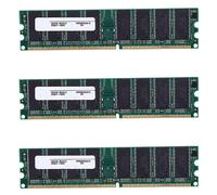 KEALBAUS Lot de 3 mémoires PC3200 PC3200 2,6 V DDR 400 MHz 1 Go 184 broches pour RAM CPU GPU APU Non-ECC CL3 DIMM