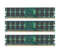 KEALBAUS Lot de 3 mémoires RAM DDR2 4 Go 800 MHz PC2-6400 pour ordinateur de bureau 240 broches pour système haute compatibilité