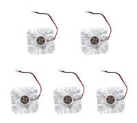 KEALBAUS Lot de 5 cartes vidéo VGA 2 broches 55 mm Ventilateur de refroidissement dissipateur thermique 4800 tr/min
