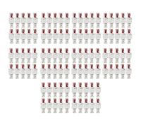 KEALLANS 100 x Connecteurs Réseau sans Outil RJ45 CAT6 LAN Câble UTP Prise sans Outils Câble D'Installation Cat5 Cat7 Câble