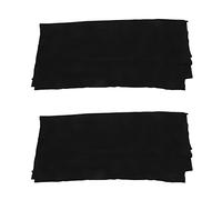 KEALLANS 2X Haut-Parleur Grill Tissu StéréO Gille Tissu Haut-Parleur Radio Mesh Tissu 1.7Mx0.5M Noir