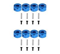 KEALLANS 2X RC Bleu Aluminium 7.0 Roue Hex 12mm Entraînement avec Broches Vis 4P Ca