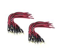 KEALLANS 40 Pcs 5,5 X 2,1 mm Male DC Power Jack Plug CCTV Camera Ligne de Connexion d'alimentation