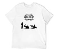 Keane Men's T-Shirt Unisex White Men Tees M