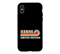 Keane Retro 70s 80s Sunset Stripe Coque pour iPhone X/XS
