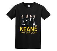 Keane UK Tour Handbill Music Band Rock 0 Fun & Kids Unisex 100% Cotton Short-Sleeve T-Shirts Black XL