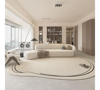 KEAOZVFE Tapis de Forme irrégulière, Grand Tapis de salon Doux et antidérapant, adapté aux Tapis de décoration intérieure de Chambre à Coucher, de Cuisine, de Restaurant et de Chambre d'enfant