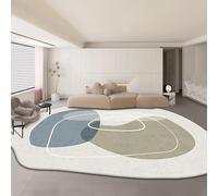 KEAOZVFE Tapis de Forme irrégulière, Grand Tapis de salon Doux et antidérapant, adapté aux Tapis de décoration intérieure de Chambre à Coucher, de Cuisine, de Restaurant et de Chambre d'enfant