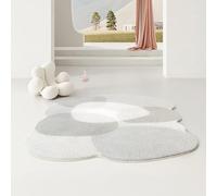 KEAOZVFE Tapis de Zone Moderne, Tapis antidérapant dans la Chambre à Coucher salon Hall d'entrée Salle à Manger Bureau dortoir Lavable Basse Pile Sol décoration