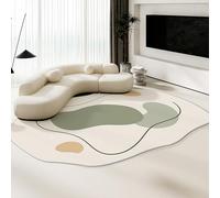 KEAOZVFE Tapis Moderne à Motifs irréguliers, de Forme irrégulière, pour Salon, Chambre à Coucher, Salle à Manger, esthétique, Art déco
