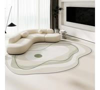 KEAOZVFE Tapis Moderne à Motifs irréguliers, de Forme irrégulière, pour Salon, Chambre à Coucher, Salle à Manger, esthétique, Art déco