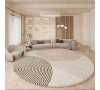 KEAOZVFE Tapis Rond - Tapis Rond Lavable, antidérapant, Doux, Circulaire, pour Chambre à Coucher, Ultra-Tapis Vintage pour entrée, Cuisine, buanderie, Salle de Bain