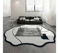 KEAOZVFE Zone Lavable Anti - Taches Tapis Salon Tapis jetable Doux sans Chute Tapis à Faible Peluche Restaurant blanchisserie Chambre côté lit