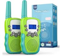 Kearui Jouet Garcon 3-12 Ans, Talkies Walkies Enfants Radio à 2 Voies avec 8 Canaux, Lampe de Poche LCD Rétro-éclairée, Gamme de 3 Miles pour Aventures Extérieures, Camping, Randonnée