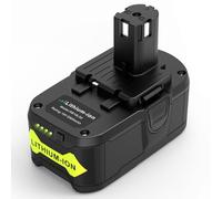 KEATFE Batterie de rechange Li-ion 5500 mAh 18 V pour appareils Ryobi ONE+ RB1850 RB1840 RB18L15 BPL-1815 BPL-1820G BPL1820 BPL18151 P102 P103 P104 P104 P105 PBatterie d'outils 106 P107 P108