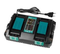 KEATFE Chargeur de batterie lithium-ion 4 A 14,4 V-18 V pour Makita Remplacement BL1850 BL1860 BL1815N BL1830 BL1840