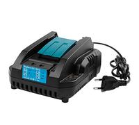 KEATFE Chargeur rapide 4 A DC18RC compatible avec Makita 14,4 V-18 V Li-Ion BL1815 BL1830 BL1840 BL1850 BL1860 BL1890 BL1415 BL1430 BL1440 Chargeur de rechange (prise européenne)