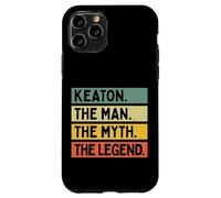 Keaton The Man The Myth The Legend Citation Humoristique personnalisée Coque pour iPhone 11 Pro