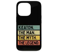 Keaton The Man The Myth The Legend Citation Humoristique personnalisée Coque pour iPhone 13 Pro