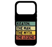 Keaton The Man The Myth The Legend Citation Humoristique personnalisée Coque pour iPhone 17 Pro