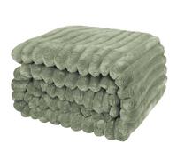 KEAYOO Couverture douillette 150 x 200 cm - Couvre-lit chaud et moelleux et couverture de canapé pour maman, femmes et petites amies (vert, 150 x 200 cm)