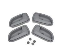 KEBJSBGTD Poignée de Porte intérieure intérieure Grise 82610FD000 82620FD000 pour K&IA Rio 2003 - 2005 Poignées Porte Voiture