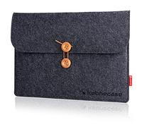 Kebnecase Sweden Housse élégante pour Ordinateur Portable Compatible avec Mac Book, Samsung, Lenovo, Microsoft, ASUS, Google, Gris foncé 14"
