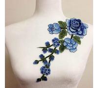 KEBOOT 1 pcs Broderie Rose Fleur Coudre sur Patch Robe Chapeau Sac Jeans Applique Artisanat Vêtements