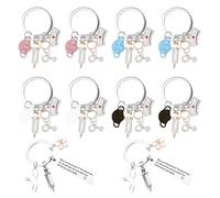 Keboyoe Porte-clés pour Infirmière Infirmière Porte-clés Nouveauté Porte Clef avec Gravure de Seringue Créative Porte Clef Femme pour Médecin Infirmière Cadeaux
