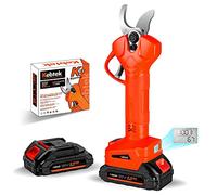 Kebtek Sécateur Électrique Sans Fil 18V 32 mm - Moteur Brushless - 2 Batteries et 1 Charger - Sécateur Compatible avec batterie Makita 18V (B05532)