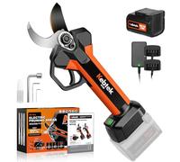 Kebtek Sécateur Électrique Sans Fil 33mm 18V 500W - Moteur Brushless - Sécateur à Batterie - Diamètre de coupe 33mm pour les Jardins et les Vergers, une Batteries et Chargeur (KT933)
