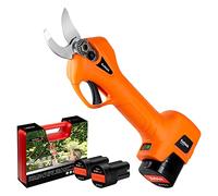 Kebtek Sécateur Électrique Sans fil Brushless Compact et Léger 16.8V Deux Batteries de 2,0 Ah pour Couper des Branches Jusqu’à 25 mm (YDN-B007)