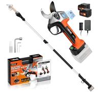 Kebtek Secateur sur Perche Électrique Sans Fil 35mm - Coupe Efficace & Confortable pour Tous les Jardins