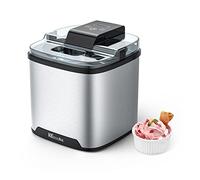 KECOOLKE Machine à crème glacée, cadeau de reconnaissance des enseignants, machine à crème glacée électrique pour comptoir, fruits, service doux, fait maison, grande capacité de 2 litres, yaourt glacé