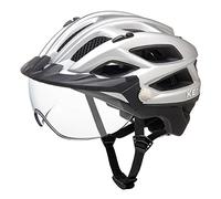 KED HELMETS Covis Lite Casque Vélo/E-Bike/VTT/VTC Adulte Unisexe, Silver Black Matt, L 56-62 cm