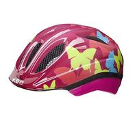 KED HELMETS Meggy II Trend Casque Vélo/E-Bike/VTT/VTC Jeunesse Unisexe, Butterfly Bordeaux, 52-58 cm