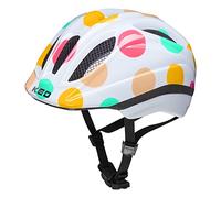 KED HELMETS Meggy II Trend Casque Vélo/E-Bike/VTT/VTC Jeunesse Unisexe, Dots Colorful, M