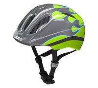 KED HELMETS Meggy II Trend Casque Vélo/E-Bike/VTT/VTC Jeunesse Unisexe, Flame Grey Green, 52-58cm