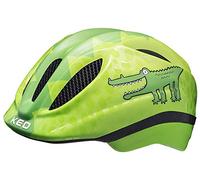 KED HELMETS Meggy II Trend Casque Vélo/E-Bike/VTT/VTC Jeunesse Unisexe, Green Croco, S 46-51cm