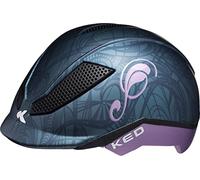 KED HELMETS Pina Casque Vélo/E-Bike/VTT/VTC Jeunesse Unisexe, Bleu Mat, 50-53 cm