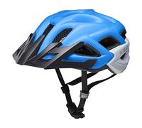 KED HELMETS Status Jr. Casque Vélo/E-Bike/VTT/VTC Jeunesse Unisexe, Blue Black Matt, 49-54 cm