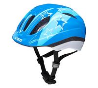 KED Meggy Trend Casque de vélo Enfants, Étoiles Bleues, XS (44-49cm)