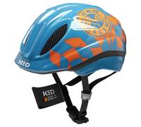KED Meggy Trend Casque de vélo Enfants, Racer pétrole Orange, S (46-51cm)