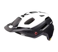 KED Pector Casco da Bicicletta Unisex Adulto, Nero Bianco, L 58-61 cm