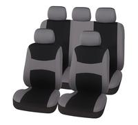 KEDDWE Housses de Siège Auto Complet, pour Mitsubishi Outlander III/IV (2012-2026 Protection Siège Voiture Polyester Respirant Accessoires Intérieur 9 Pièces,B