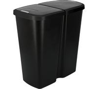 Keden Poubelle Compacta Q Duo 45 L noir