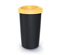 KEDEN Seau de recyclage avec couvercle ouvert pratique 25L Compacta R 31x31x52 cm