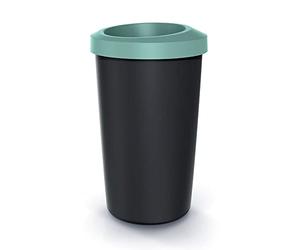 KEDEN Seau de recyclage avec couvercle ouvert pratique 25L Compacta R 31x31x52 cm